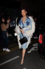 JORDYN and JODIE WOODS Arrives at at Hailey Bieber