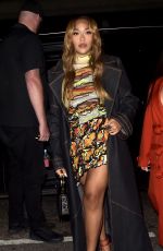 JORDYN WOODS Arrives at Perfect Magazine X Valentine Party at London Fashion Week 09/18/2023