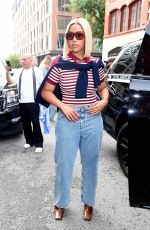 JORDYN WOODS Arrives at Tommy Hilfiger Dinner at New York Fashion Week 09/10/2023
