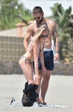 JORGIE PORTER in Bikini on the Beach in Marbella 09/04/2023