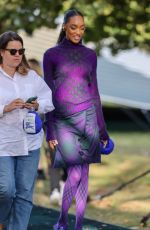 JOURDAN DUNN at Burberry SS24 Collection Catwalk Show at London Fashion Week 09/18/2023