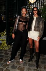 JULIANA NALU at Fwrd Celebrates Sami Miro Vintage SS2024 Zero Waste Collection in Paris 09/28/2023