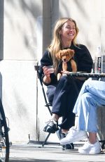 JULIANNE HOUGH Out with Her New Puppy in New York 09/21/2023