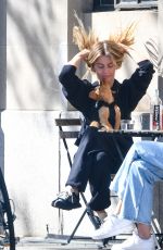 JULIANNE HOUGH Out with Her New Puppy in New York 09/21/2023