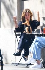JULIANNE HOUGH Out with Her New Puppy in New York 09/21/2023