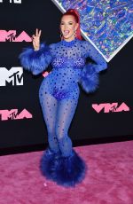JUSTINA VALENTINE at 2023 MTV Video Music Awards in Newark 09/12/2023