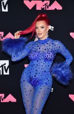 JUSTINA VALENTINE at 2023 MTV Video Music Awards in Newark 09/12/2023