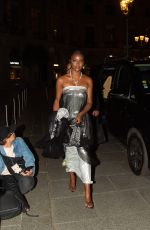 JUSTINE SKYE Arrives at Ritz Hotel in Paris 09/27/2023