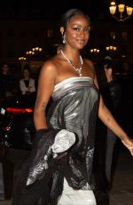 JUSTINE SKYE Arrives at Ritz Hotel in Paris 09/27/2023