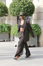 JUSTINE SKYE Leaves Ritz Hotel in Paris 09/27/2023