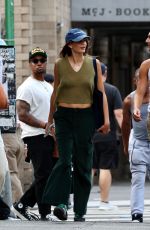 KAIA GERBER Out with a Friend in New York 09/10/2023