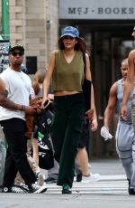 KAIA GERBER Out with a Friend in New York 09/10/2023