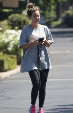 KALEY CUOCO Leaves Gym Session in Agoura Hills 09/25/2023