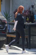 KAREN GILLAN Arrives at a Gym in Los Angeles 09/24/2023