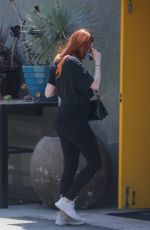 KAREN GILLAN Arrives at a Gym in Los Angeles 09/24/2023