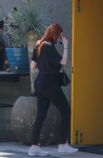 KAREN GILLAN Arrives at a Gym in Los Angeles 09/24/2023
