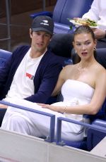 KARLIE KLOSS and Joshua Kushner at US Open in New York 09/06/2023