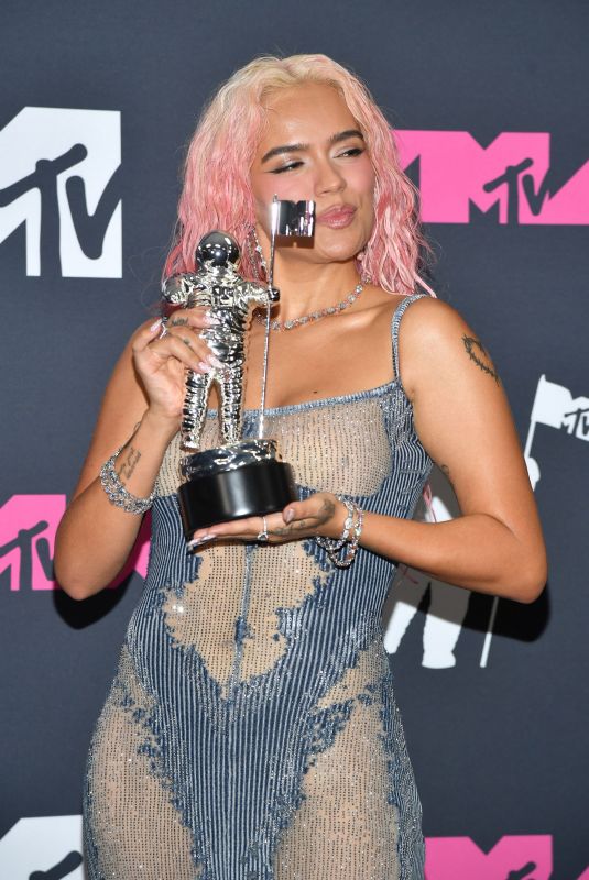 KAROL G at 2023 MTV Video Music Awards in Newark 09/12/2023
