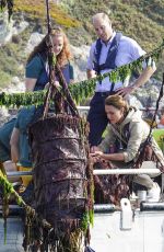 KATE MIDDLETON and Prince William at Car-y-mor Seaweed Farm in South-west Wales 09/08/2023