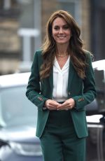 KATE MIDDLETON Visits AW Hainsworth Textile Mill in Leeds 09/26/2023
