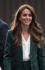 KATE MIDDLETON Visits AW Hainsworth Textile Mill in Leeds 09/26/2023
