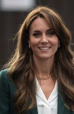 KATE MIDDLETON Visits AW Hainsworth Textile Mill in Leeds 09/26/2023