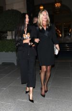 KATE MOSS and DEMI MOORE Heading to a Party in Paris 09/26/2023