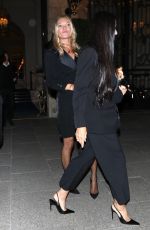 KATE MOSS and DEMI MOORE Heading to a Party in Paris 09/26/2023