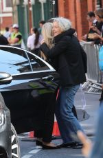 KATE MOSS Arrives at Vogue World Show at London Fashion Week 09/14/2023