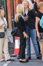 KATE MOSS Arrives at Vogue World Show at London Fashion Week 09/14/2023