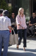 KATE MOSS Out Smoking During a Family Lunch in London 09/10/2023