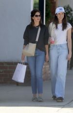 KATHERINE and CHRISTINA SCHWARZENEGGER Shopping at Kitson in Pacific Palisades 09/07/2023