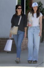KATHERINE and CHRISTINA SCHWARZENEGGER Shopping at Kitson in Pacific Palisades 09/07/2023