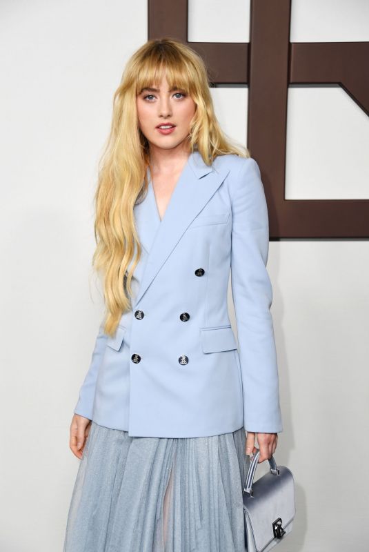 KATHRYN NEWTON at Ralph Lauren SS24 Fashion Show in New York 09/08/2023