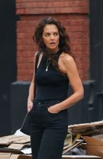 KATIE HOLMES Out for Dinner with a Friend in New York 09/07/202