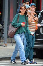 KATIE HOLMES Out with a Friend in New York 09/22/2023