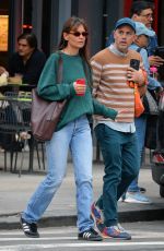 KATIE HOLMES Out with a Friend in New York 09/22/2023