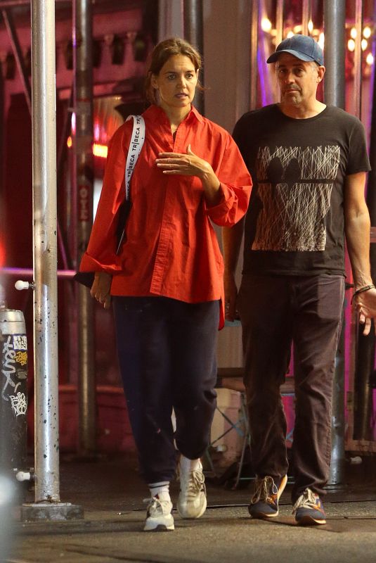 KATIE HOLMES Out with Friend in New York 09/13/2023