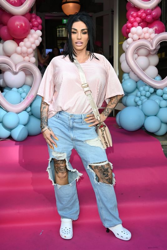 KATIE PRICE at Doll Beauty Gimme Tan Launch Event in Liverpool 09/04/2023