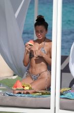 KAZIMIR CROSSLEY in Bikini at Jacaranda Lounge in Ibiza 09/04/2023