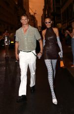 KELLY GALE and Joel Kinnaman Leaves Retrofete Runway Show at New York Fashion Week 09/11/2023