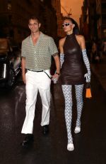 KELLY GALE and Joel Kinnaman Leaves Retrofete Runway Show at New York Fashion Week 09/11/2023