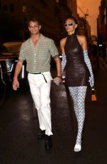 KELLY GALE and Joel Kinnaman Leaves Retrofete Runway Show at New York Fashion Week 09/11/2023