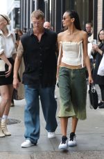 KELLY GALE Leaves Helmut Lang Fashion Show in New York 09/08/2023