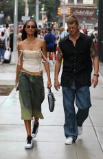 KELLY GALE Leaves Helmut Lang Fashion Show in New York 09/08/2023