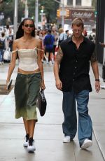 KELLY GALE Leaves Helmut Lang Fashion Show in New York 09/08/2023