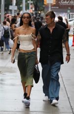 KELLY GALE Leaves Helmut Lang Fashion Show in New York 09/08/2023