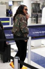 KELLY ROWLAND at LAX Airport in Los Angeles 09/22/2023