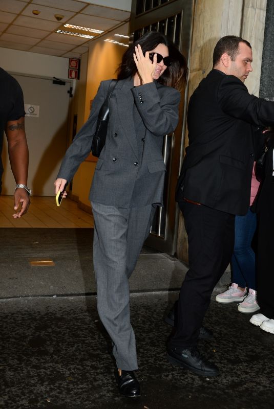 KENDALL JENNER Night Out at Milan Fashion Week 09/21/2023