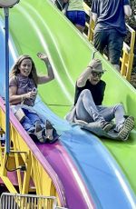 KENDRA WILKINSON at Whizin Market Square Carnival in Calabasas 09/03/2023